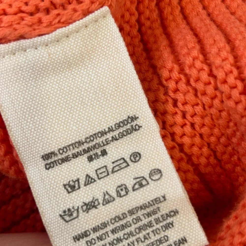 EUC Free People La Brea V-Neck Sweater Orange Size XS